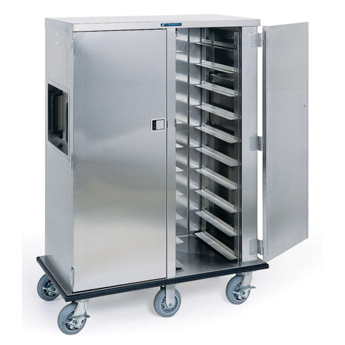 Lakeside 6920 Premier Series 46" W Stainless Steel 20 Trays Enclosed Double Compartment Tray Truck