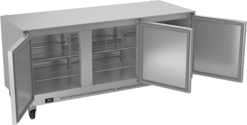 Victory VUR72HC Undercounter Refrigerator Three-Section 72"