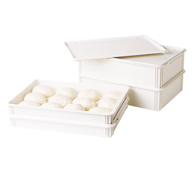 Cambro DBC1826CW148 26"W White Polycarbonate Pizza Dough Box Cover - 6/Case