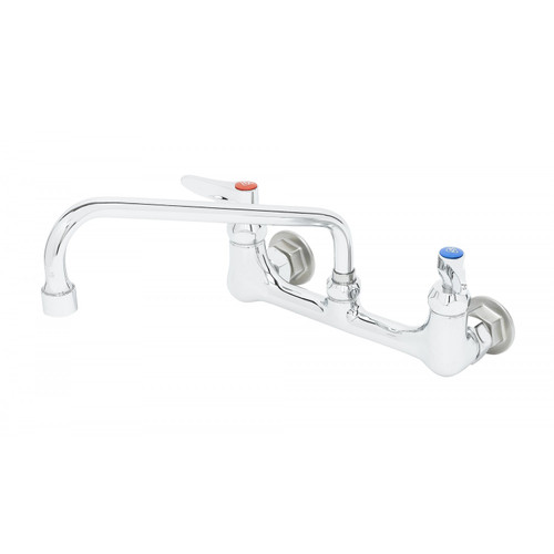 T&S Brass B-2342-VF22-CR Pantry Faucet wall mount 8"