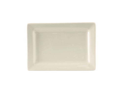 Tuxton BEH-0803 Ceramic White Rectangular Plate (1 Dozen)
