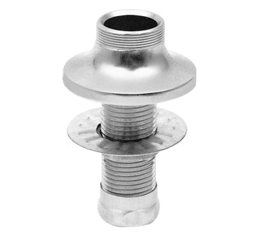Fisher 2903 1/2" Slip Joint Brass Rigid Outlet Deck Mount Single Hole Faucet Base