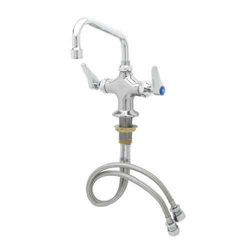 T&S Brass B-0202-CR Pantry Faucet double single hole base 4"