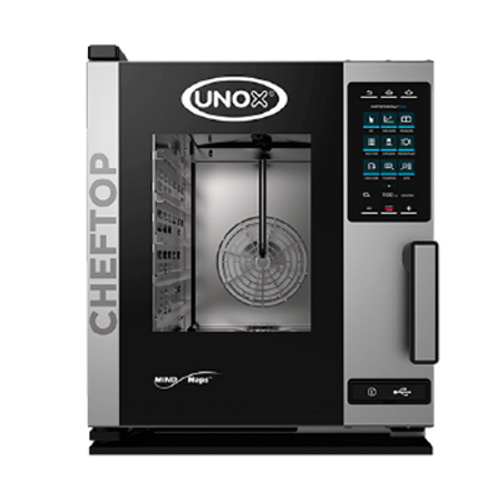 Unox XACC-0513-EPR Right-to-Left Door Opening Countertop Electric ChefTop MIND.Maps Plus Compact Combi Oven