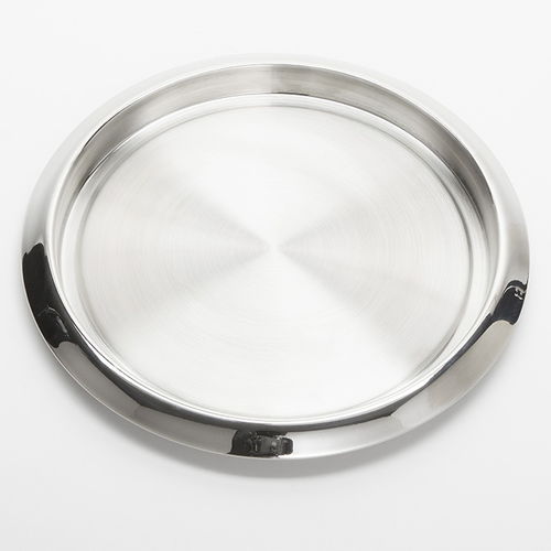 American Metalcraft SSBT11 11" Stainless Steel Round Bar Tray