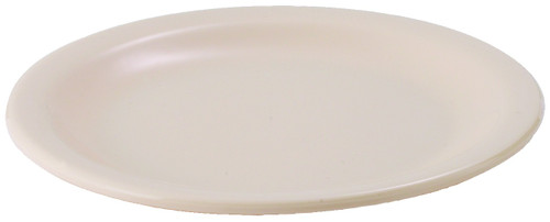 Winco MMPR-5
 5-1/2"
 Plastic
 Tan
 Round
 Plate
 8 Dozen (Contains 1 Dozen)