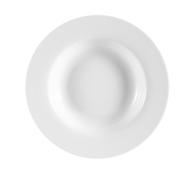 CAC China MAJ-115 11.13" Dia. 22 Oz. White Bone China Round Majesty Pasta Bowl (1 Dozen)
