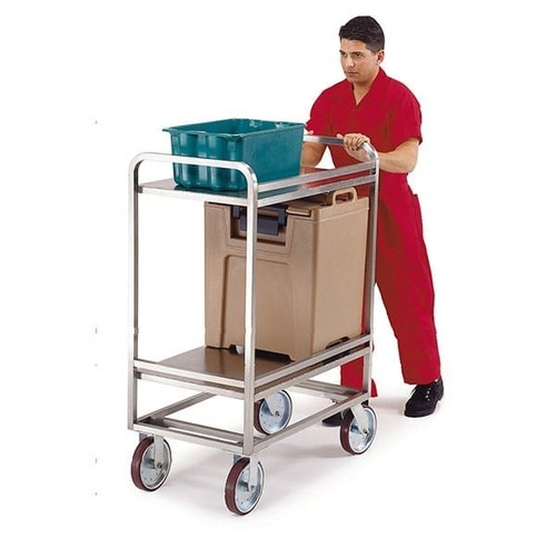 Lakeside 8840 Extreme Duty 35" W Stainless Steel Solid 2 Shelves Utility Cart
