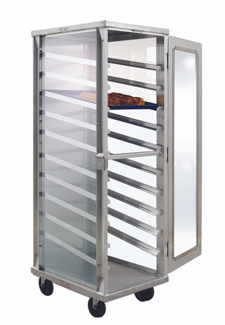 New Age 98063 68.25"H Mobile 10 Pan Display Cabinet with Lexan Side Panels