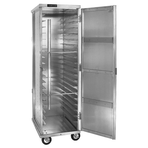 Cres Cor 1011820D 67.75" H Aluminum Solid Door Enclosed Full Height Mobile Cabinet