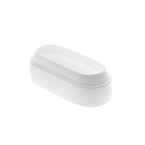 Matfer Bourgeat 258304 Silikomart 3D Mold "Jr. Pillow" 20-1/3 Oz. 7-1/2"L x 2-7/8"W x 2-1/3"H Oval Silicone