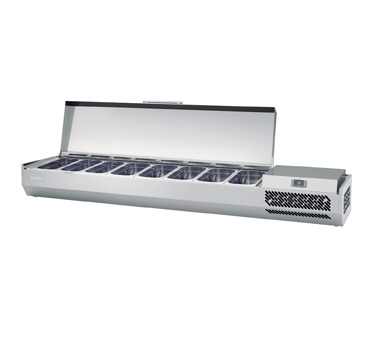 Infrico USA ICT-VIP1980Solid 77.88"W Countertop Refrigerated Ingredient Display Case