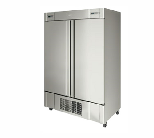 Infrico USA IRR-AN49MX 54.5" W Two-Section Solid Door Reach-In Dual Temp