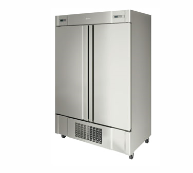 Infrico USA IRR-AN49MX 54.5" W Two-Section Solid Door Reach-In Dual Temp