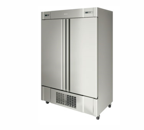 Infrico USA IRR-AN49MX 54.5" W Two-Section Solid Door Reach-In Dual Temp