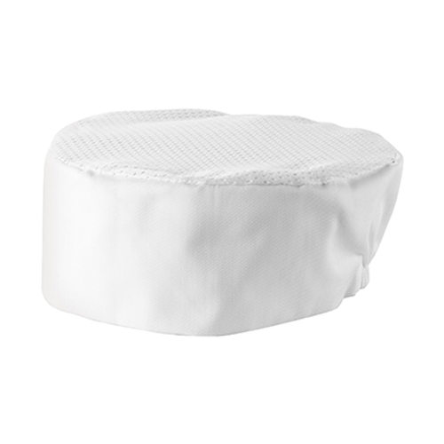 Winco CHPB-3WR White Pillbox Hat