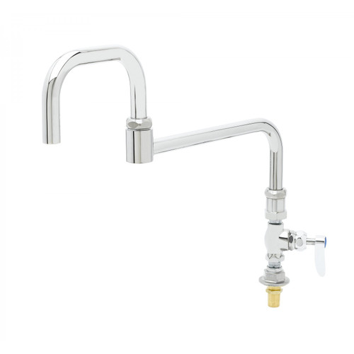 T&S Brass B-0296-18DJ-CKP Big-Flo Single Pantry Faucet deck mount 18"
