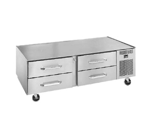 Randell 20048-513 One-Section Stainless Steel Refrigerated Counter/Equipment Stand - 48"W x 32-1/2"D x 26"H