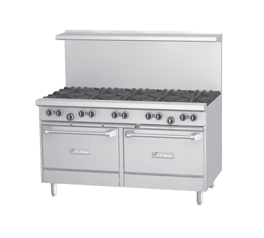 Garland U60-2G48RS 60" Gas U Series Restaurant Range - 174,000 BTU