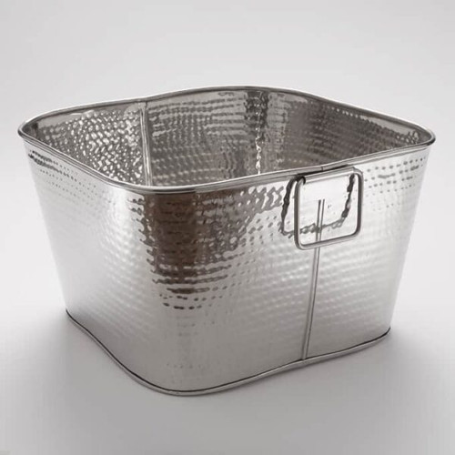 American Metalcraft STH16 Square Stainless Steel Tub 16.5" L x 16.5" W x 9.5" H