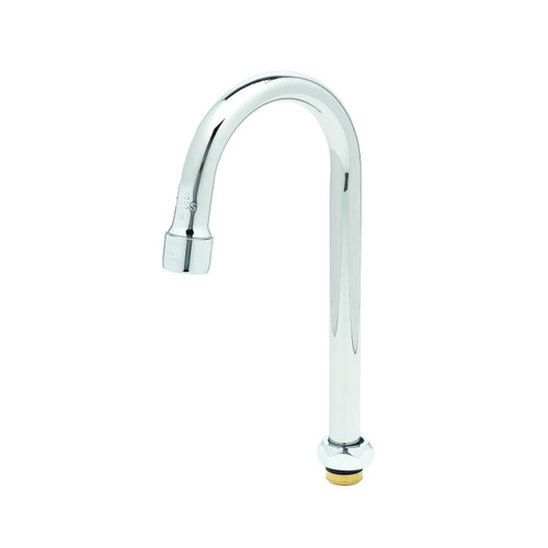 T&S Brass 179X Nozzle swivel 9-1/4" H 4-3/8"  spread gooseneck stream regulator outlet laminar flow device