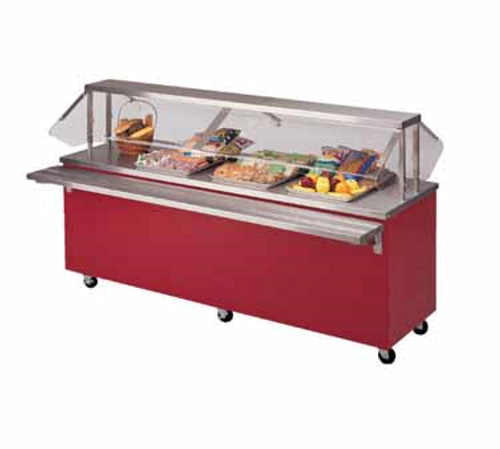 Piper Products R4-ST Stainless Steel Reflections Serving Counter Mobile Modular Enclosed Base