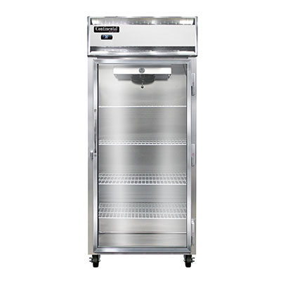 Continental Refrigerator 1RXSNSSGD 36.25" W One-Section Glass Door Reach-In Extra-Wide Refrigerator