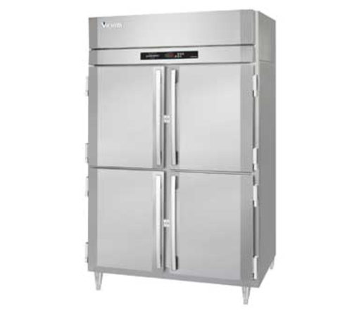 Victory RSA-2D-S1-HD-HC 52.13" W Two-Section Four Door Reach-In UltraSpec Series Refrigerator Featuring Secure-Temp Technology
