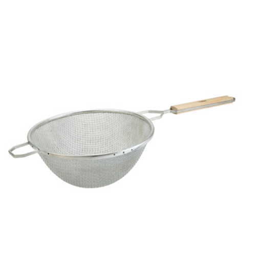 Winco MSTF-10D 10-1/4" Double Tinned Mesh Strainer