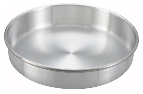 Winco ACP-083 8" x 3" Round Aluminum Layer Cake Pan