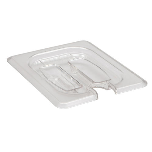 Cambro 80CWCHN135 Camwear 1/8 Size Clear Food Pan Cover - 6/Case