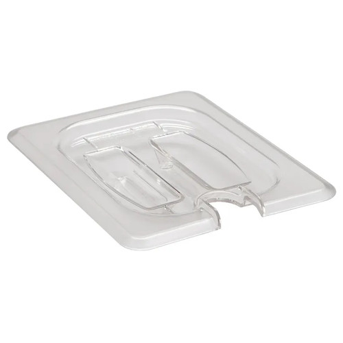 Cambro 80CWCHN135 Camwear 1/8 Size Clear Food Pan Cover - 6/Case