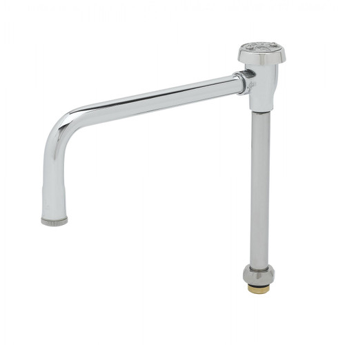 T&S Brass B-0407-03 Swivel Vacuum Breaker Gooseneck 8-3/4" x 9-1/4"H x 4-3/4"D