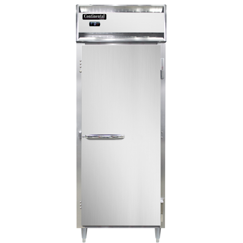 Continental Refrigerator DL1FE-SA-PT 28.5" W One-Section Solid Door Pass-Thru Designer Line Wide Freezer - 115 Volts