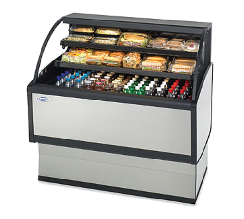 Federal Industries LPRSS6 72"W Specialty Display Low Profile Self-Serve Refrigerated Merchandiser