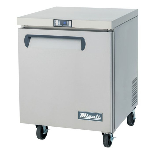 Migali C-U27R-HC 27.5"W Solid Door Reach-In Competitor Series Undercounter Refrigerator