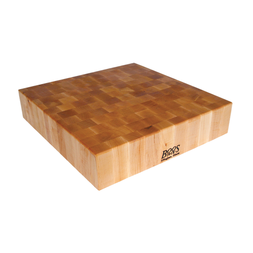 John Boos BB02 30"W x 24"D x 6" Boos Block Cream Finish with Beeswax Chinese Chopping Block