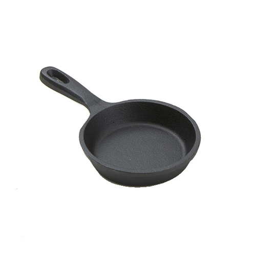 American Metalcraft CIS51 8.5 Oz. Cast Iron Mini Fry Pan