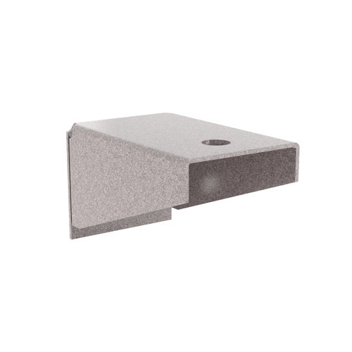 Metro Besk4 Super Erecta End Bracket Metroseal Gray Epoxy-Coated Corrosion-Resistant Finish
