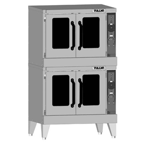 Vulcan VC55GD-NG 40.13" W Stainless Steel Natural Gas Convection Oven - 100,000 BTU