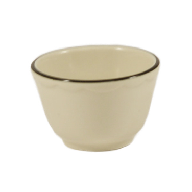 CAC China SC-4B 7.25 Oz. American White Ceramic Round Seville Bouillon Cup (3 Dozen Per Case)