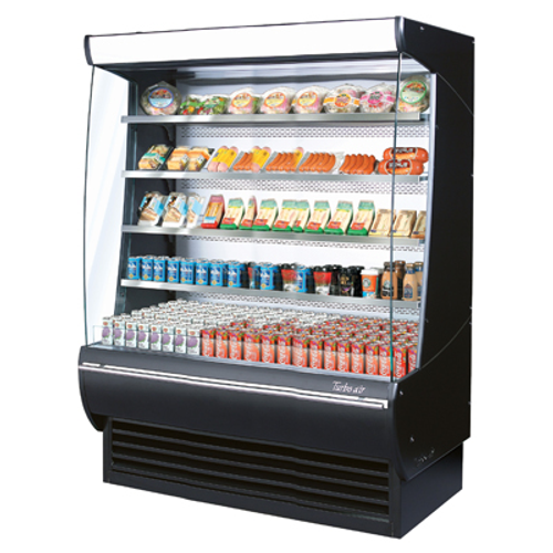 Turbo Air TOM-60DXB-N 60"W Extra Deep Vertical Open Display Merchandiser