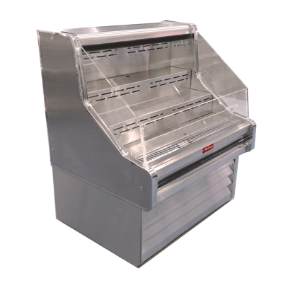 Howard McCray SC-OS35E-5-B-LED 63" W Impulse Open Merchandiser