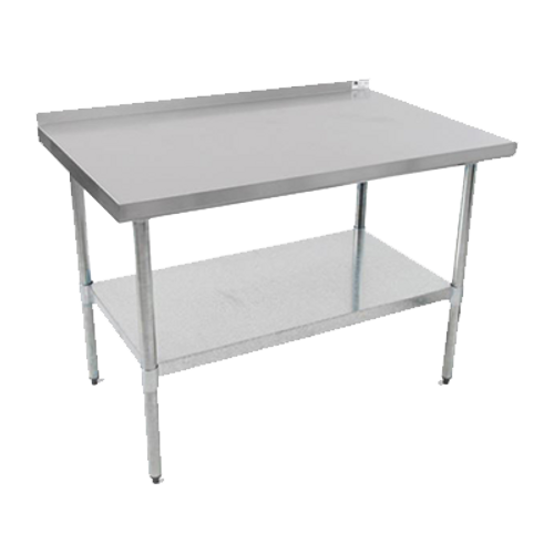 John Boos UFBLS2424 24"W x 24"D 18/430 Stainless Steel Budget Work Table