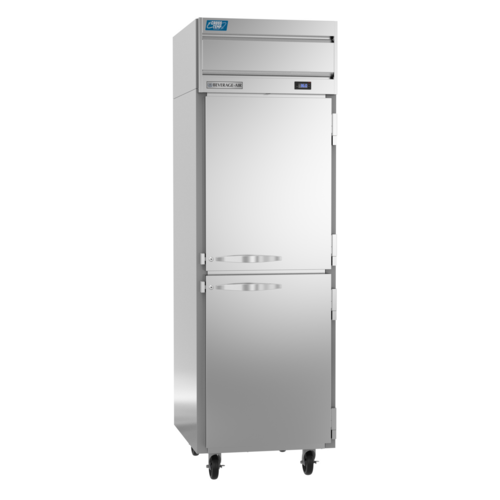 Beverage Air CT1HC-1HS 26" W One-Section Solid Door Reach-In Cross-Temp Convertible Refrigerator/Freezer