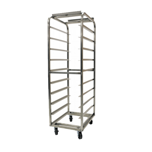 Baxter BXSFS-10B2 10 Slides Stainless Steel Single End Load Rack