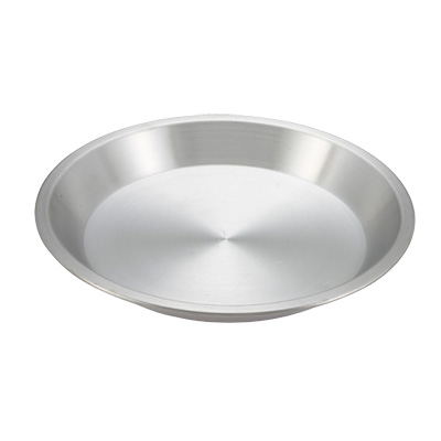 Winco APPL-9 9" x 1.5" Aluminum Pie Pan