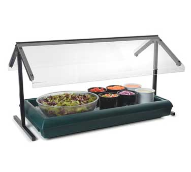 Carlisle 971003 48"W Black Portable Sneeze Guard