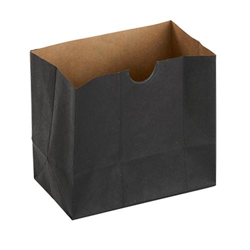 American Metalcraft SBB4 Black Square Mini Snack Bag (250 Each Per Pack)