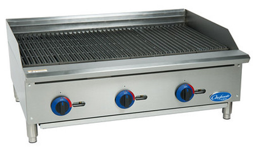 Globe C36CB-SR 36" Gas Charbroiler - 35,000 BTU